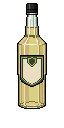 Pixel art bottle of Malort